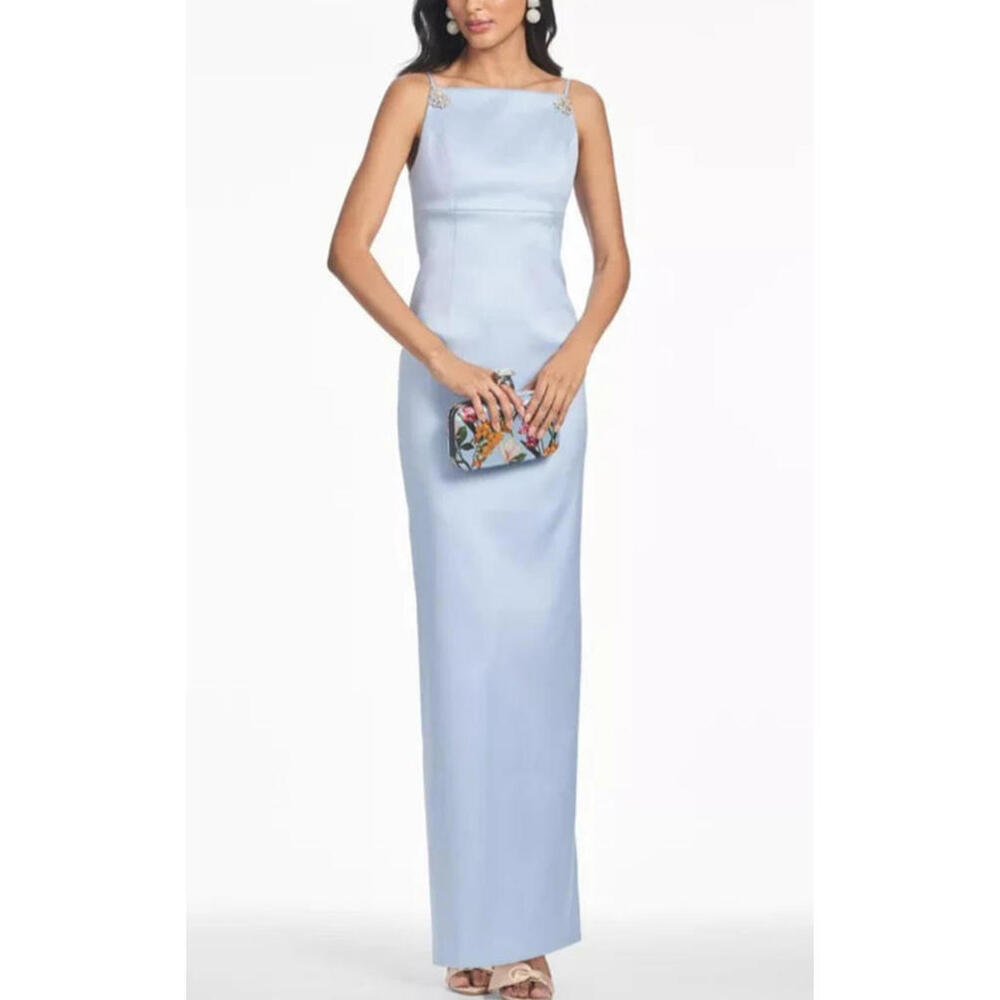NEW SACHIN & BABI Pryce Gown in Glacial Blue Size 10  #LD491
